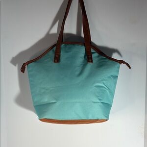 Elegant Teal and Brown Women's Tote